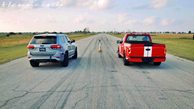 Stock Jeep Trackhawk Takes On The Venom 775 F-150 By Hennessey Performance
- image 1042362